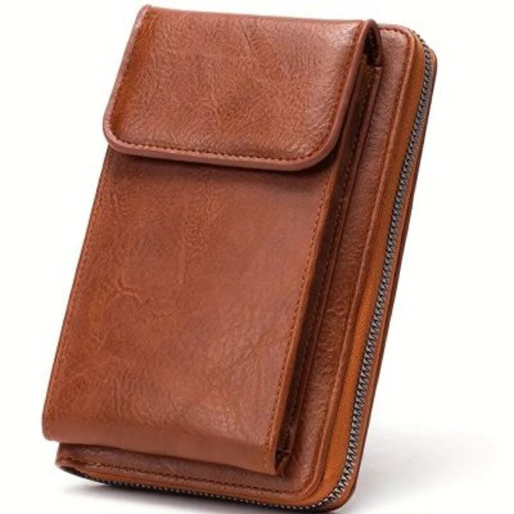 All-Match Zipper Shoulder Bag, Trendy Solid Color‎ Phone Bag, Versatile Purse - Picture 5 of 11